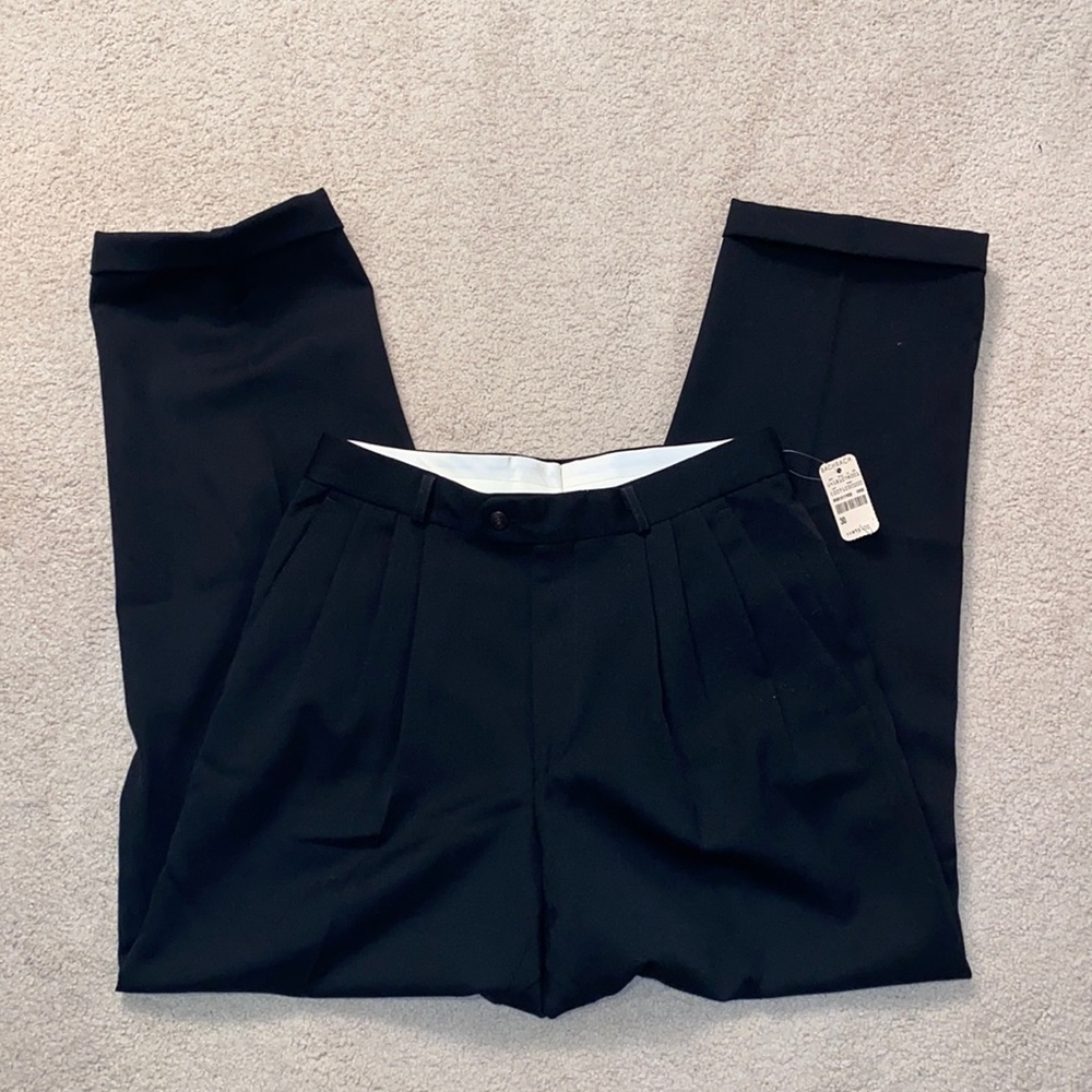 Bachrach black dress pants